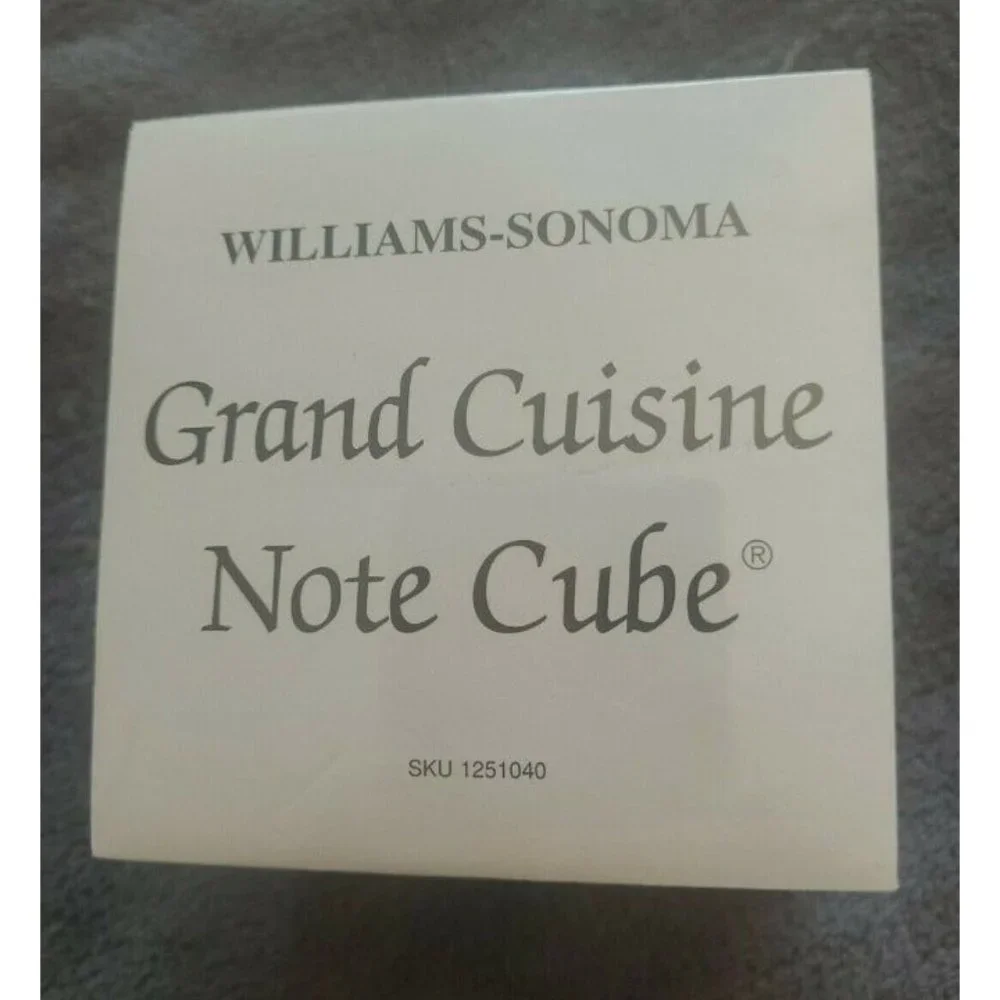 Williams-Sonoma Grand Cuisine Note Cube